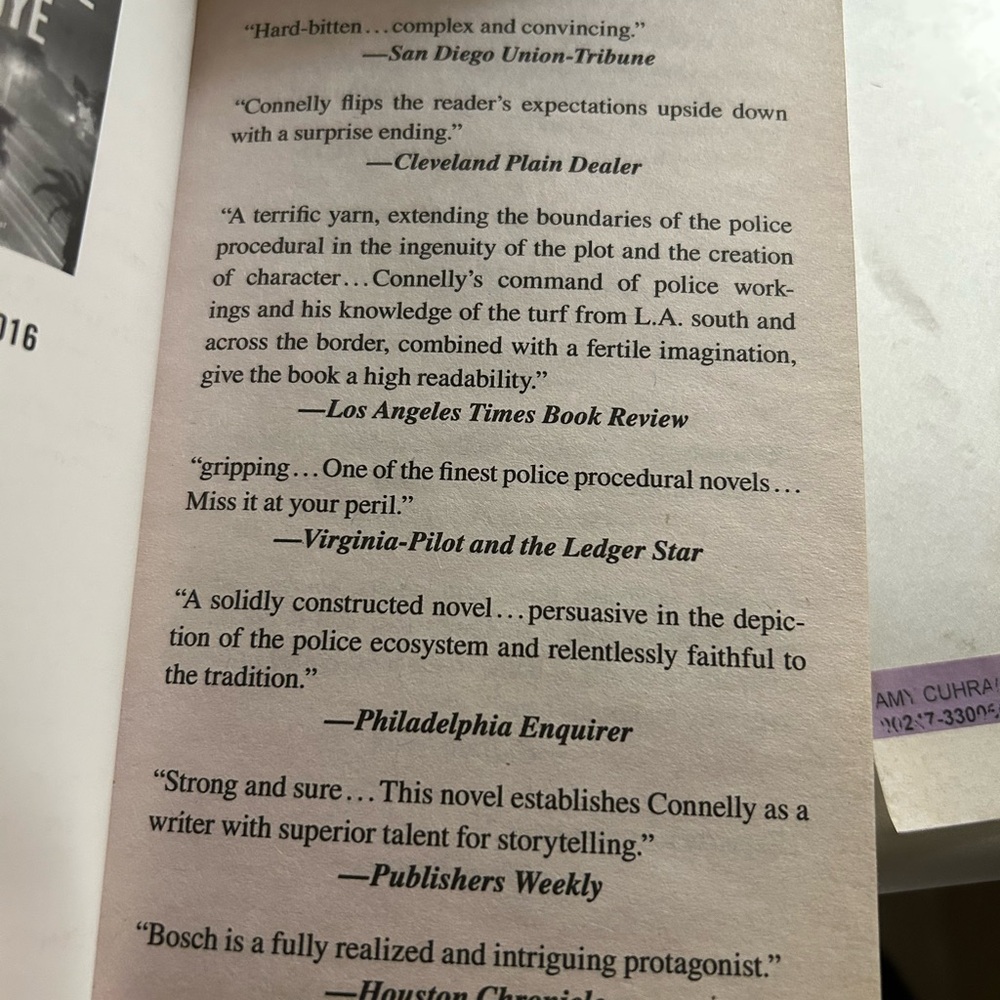 'The Black Ice' Book - A Harry Bosch Novel by Michael Connelly - Picture 4 of 6